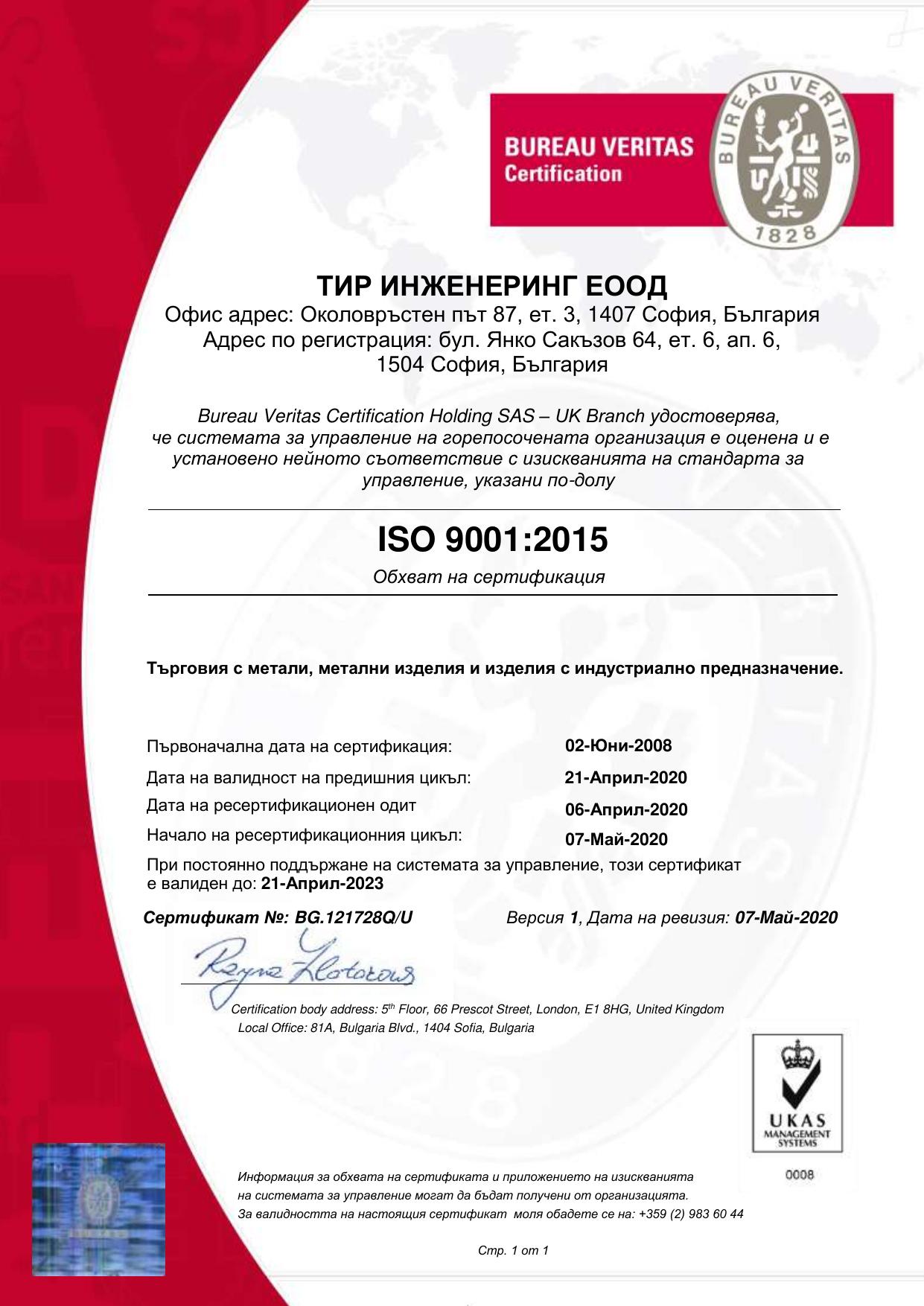 Сертификати